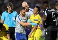 Pedro suffered a knock towards the end of the game